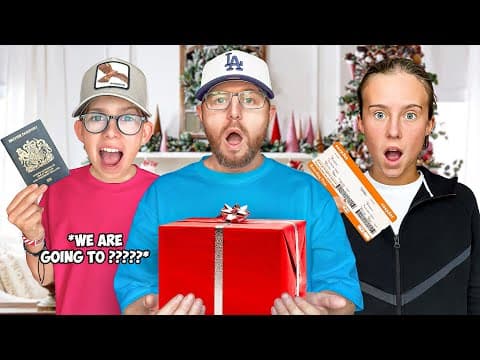 Surprising The Kids With A Christmas Holiday ✈️