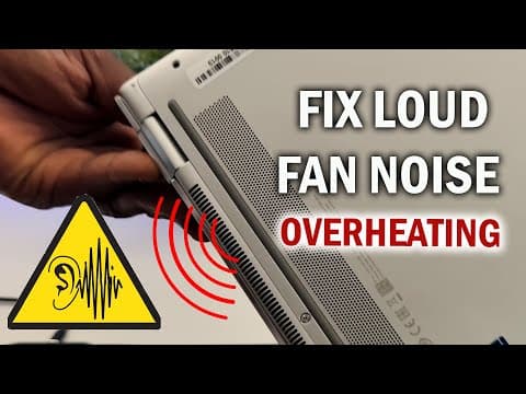 How To Fix Loud Fan Noise And Overheating On Windows Laptops/pc