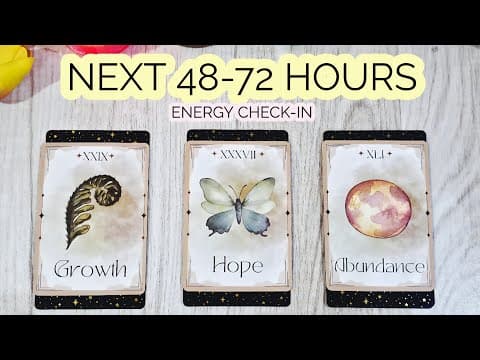Pick•• Next 48-72 Hours ⏰️ Energy Check-in 🪄 What's Happening Next 🤔 Timeless