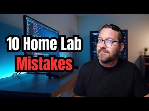 10 Home Lab Mistakes I Made (and How You Can Avoid Them In 2025)