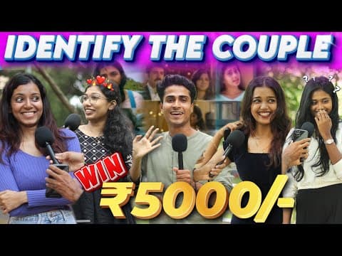 Guess The Couple Challenge  | Funny Public Challenge  | Pop Premiere