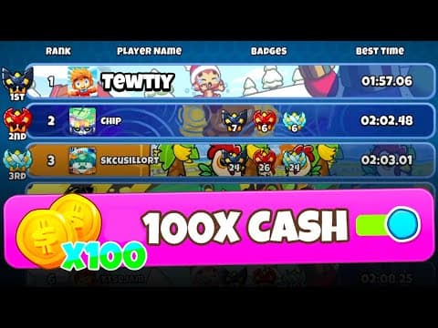 How Fast Can I Win With 100x Cash Hack?!