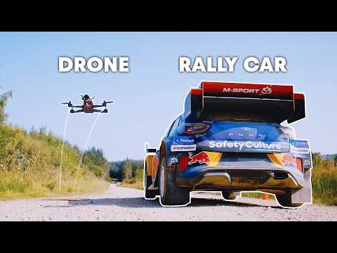 Rally Car Vs Drone | 2 Lap Sprint Race