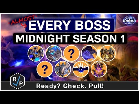 Every Raid Boss In Midnight Season 1 - Heroic/normal - 12.0 Midnight