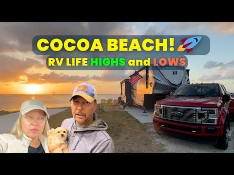 🚀 Rocket Launches To Emergency Vet 🚨 | Our Cocoa Beach Rv Story 🚐