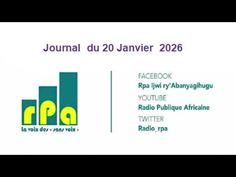 Journal  Du 20 Janvier  2026