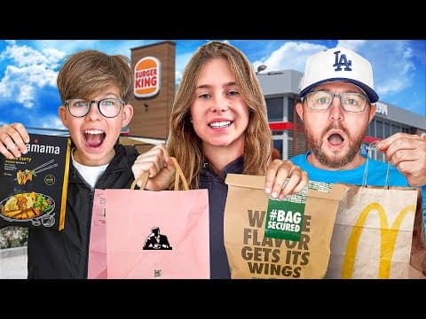 Teen Daughter Controls Our Diet For 24 Hours!