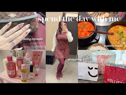 Asmr Spend The Day With Me ♡ | Shopping, Yummy Foods & More 🎄