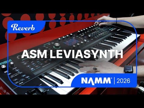 Asm Leviasynth First Look: Deep Hybrid Power & Performance Control | Namm 2026