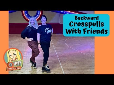 How To Skate Backward With A Partner!