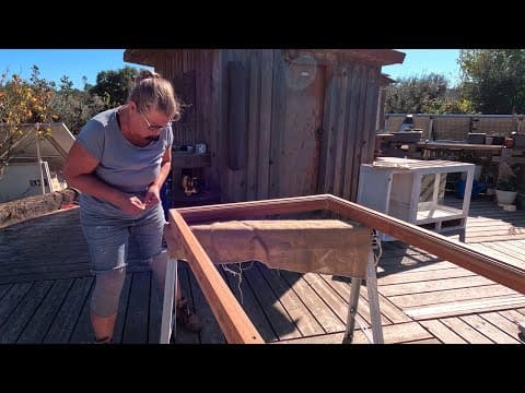 Giving An Old Door Frame A Second Chance – Surprisingly Good Results!