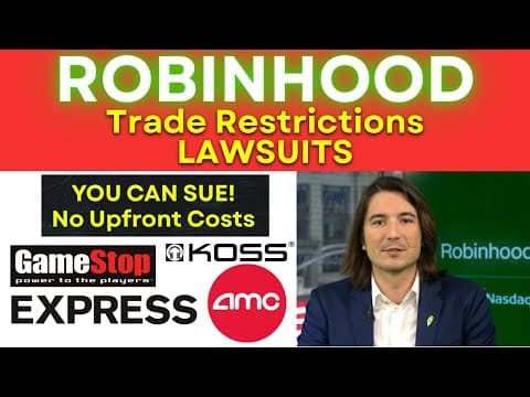 Amc & Gme Holders Suing Robinhood - Amc, Gamestop, Slv, Koss, Express Shareholders & More