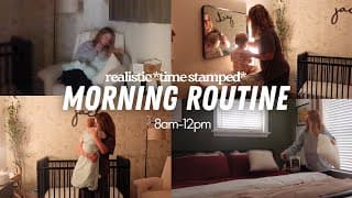 My Realistic Morning Routine As A Sahm To A 15 Month Old 🌨️☕️✨🧺
