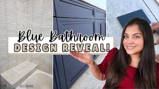 My Son Wanted A Blue Bathroom So Here's What I Did | Building A Farmhouse