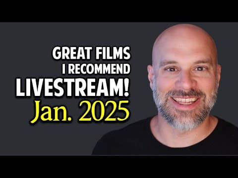 Streaming Movies You Must Catch! -- Jan 2025