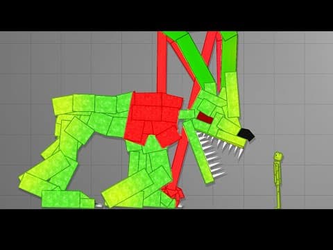 Testing Scary Myth Anime Monsters Against Ragdolls In Melon Sandbox Playground