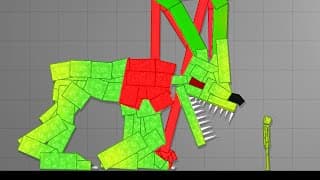 Testing Scary Myth Anime Monsters Against Ragdolls In Melon Sandbox Playground