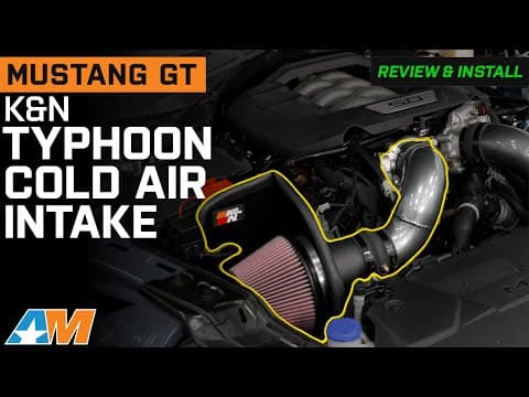 2024-2026 Mustang Gt  K&n Series 69 Typhoon Cold Air Intake Review & Install
