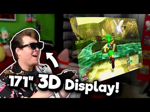 I Played Ocarina Of Time 3d On A Massive Virtual 3d Tv! [xreal One Pro] | Nintendrew