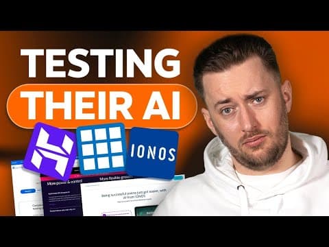 The BEST AI website builder | 3 website builders - SAME PROMPT