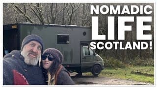 Wild Camping Scotland: Nomadic Life By Urquhart Castle (van Life Uk)
