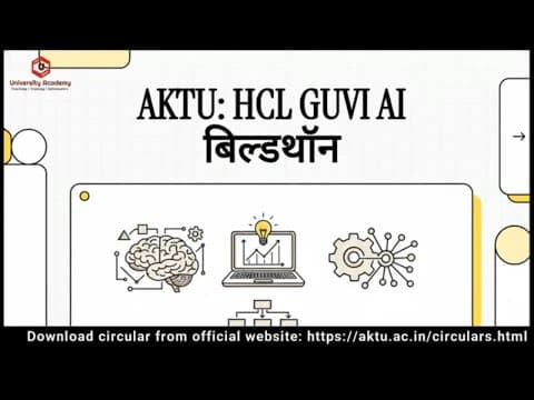 Aktu Hackathon 2026 | India Ai Impact Buildathon | Hcl Guvi | Full Details