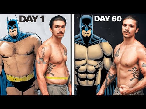 How To Lose Fat Like Batman (free Training/diet Plan)