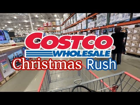 Costco Christmas Shopping | The Crowds Are Insane!