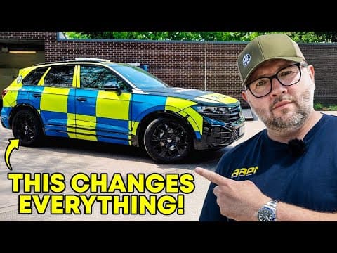 The New Police Vw V6t Touareg. Is This The Bmw X5's Replacement?
