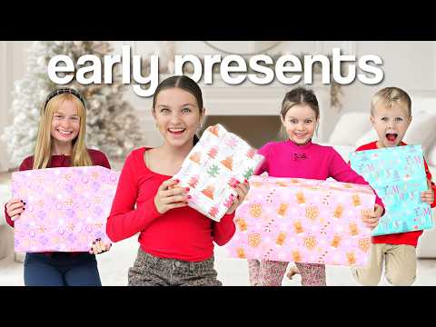 Letting Our Kids Open Christmas Present Early! | Family Fizz