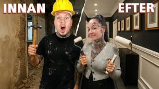 Bygger Färdigt & Totalrenoverar Hallen Igen *magiskt Resultat*