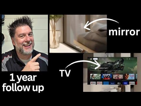 🪞 📺 Sylvox Smart Tv Bathroom Magic Mirror - 1 Year Follow-up Review 🌟