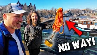 Craziest Magnet Fishing In Amsterdam's Canals—you Won’t Believe What We Pulled Up!
