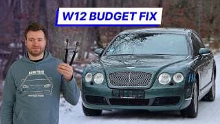 I Tried To Fix W12 Bentley Engine Damage The Wrong Way For $60, And...