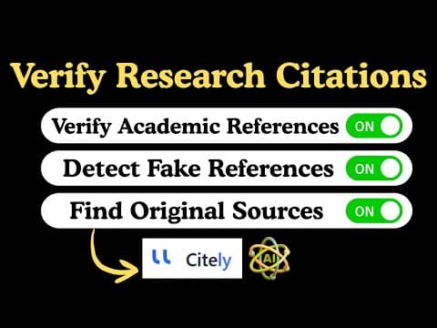 How To Verify Academic References And Find Original Sources Using Ai