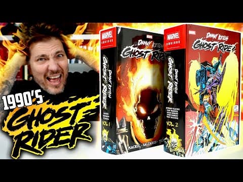 An Early Look At The Danny Ketch Ghost Rider Omnibus Vol 2! Spirits Of Vengeance | Midnight Sons