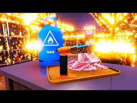 People Order Bbq, I Torched The Neighborhood - Cooking Simulator Bbq