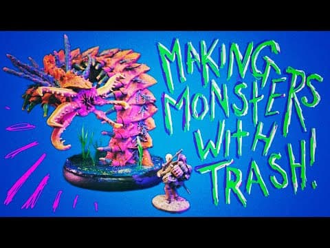Use Your Trash To Make Cool Monsters!