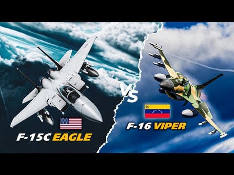Venezuelan F-16 Viper Vs Usa F-15c Eagle Dogfight | Digital Combat Simulator | Dcs |