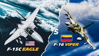 Venezuelan F-16 Viper Vs Usa F-15c Eagle Dogfight | Digital Combat Simulator | Dcs |