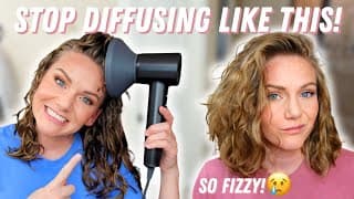 Top 5 Mistakes You Are Making Diffusing Your Curly Hair