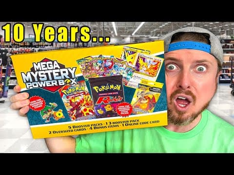 I Found 10 Year Old Pokemon Cards In A Mystery Box! (opening It)