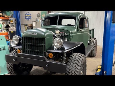 Custom Built '51 Dodge Power Wagon Is Insane!! 4cyl Cummins Powered!!