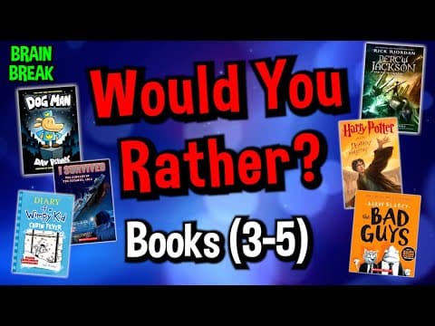 Would You Rather? Workout! (books 3-5) - Family Fitness Activity - Brain Break - This Or That