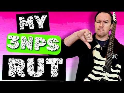 Breaking Out Of My 3 Notes Per String Rut