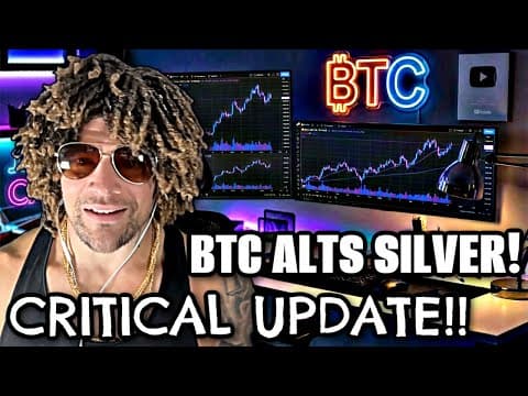 Major Trading Update: Bitcoin, Crypto & Silver Setup Is Here