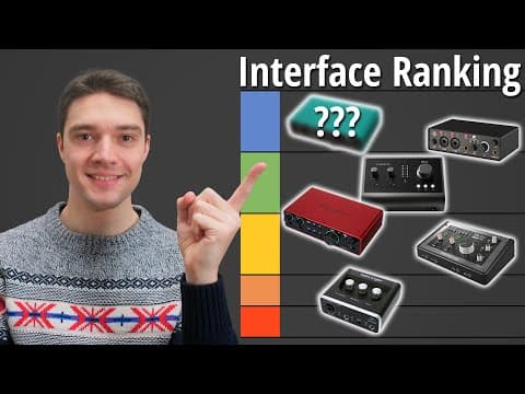 Best Audio Interfaces - Ultimate Tier List