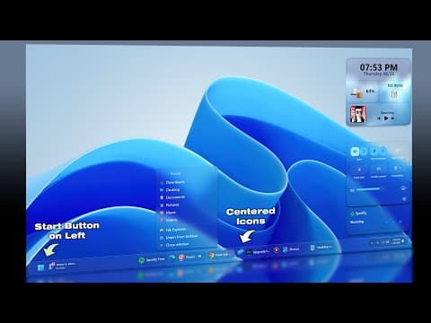Upgrade The Look Of Your Windows 11 In 2026 - Redesigned Taskbar & More!