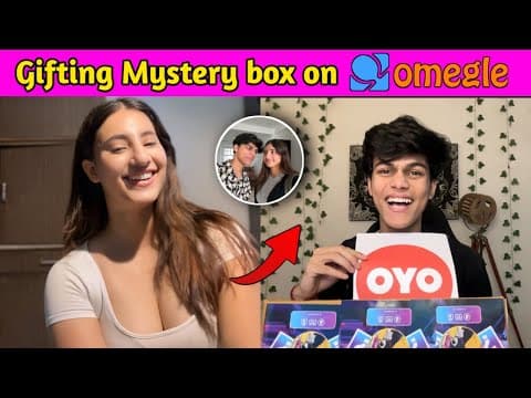 I Gifted Mystry Box To My Love I Found On Omegle 😍 || Met In Real Life