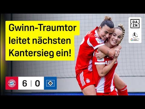 Fc Bayern München - Hamburger Sv | Google Pixel Frauen-bundesliga | Dazn Highlights